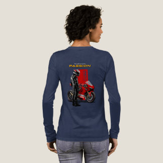T-shirt En Tri-matière Course de Superbike Passion Maximale Graphique de
