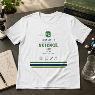 T-shirt En Tri-matière Couverture personnalisée de l'école de sciences ve