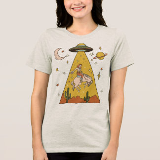 T-shirt En Tri-matière Cowgirl Cosmique