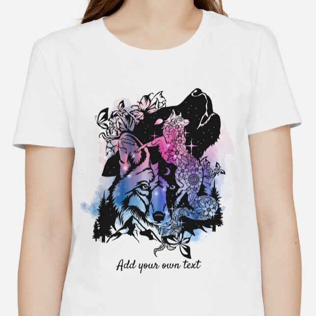 T-shirt En Tri-matière Coyote américain personnalisé | Violet rose (Créateur téléchargé)