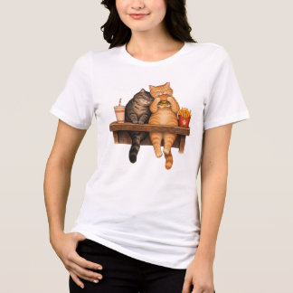 T-shirt En Tri-matière Cozy Cats Burger Time