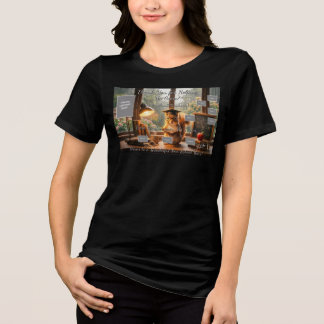 T-shirt En Tri-matière Cozy Rainy Day Squirrel Teacher Appreciation Shirt