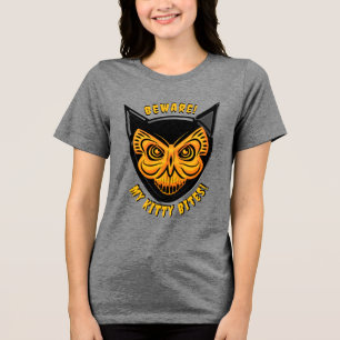 T-shirt En Tri-matière Crâne de papillon noir éffrayant Snarky