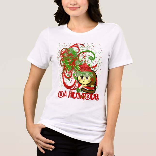 T-shirt En Tri-matière Crazy CAt Lady Ba Humbug (Recto)