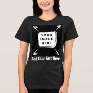 T-shirt En Tri-matière Créez vos propres cadeaux personnalisés personnali