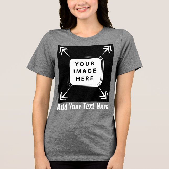 T-shirt En Tri-matière Créez vos propres cadeaux personnalisés personnali (Recto)