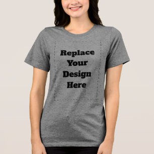 T-shirt En Tri-matière Créez votre propre blanc