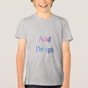 T-shirt En Tri-matière Créez votre propre conception personnalisée en noi