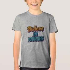 T-shirt En Tri-matière Crois en toi-même
