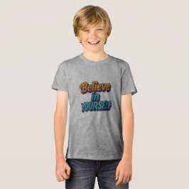 T-shirt En Tri-matière Crois en toi-même
