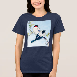 T-shirt En Tri-matière Croquis d'encre japonaise vintage