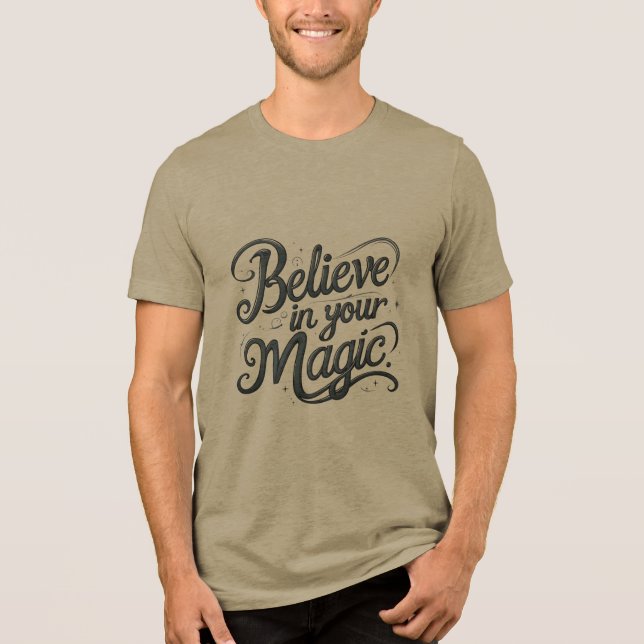 T-shirt En Tri-matière Croyez en votre magie (Recto)