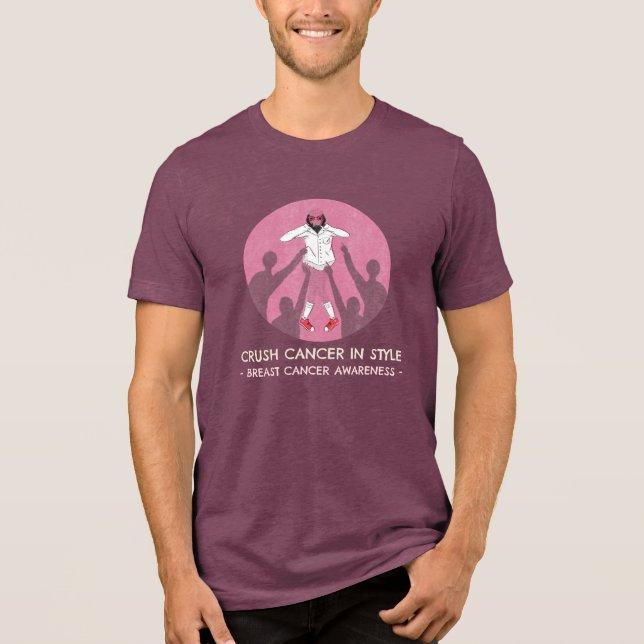 T-shirt En Tri-matière Crush Cancer In Style (Recto)