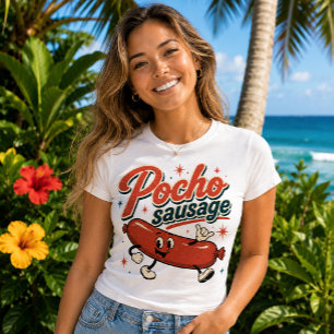 T-shirt En Tri-matière Culture hawaïen - Saucisse Pocho