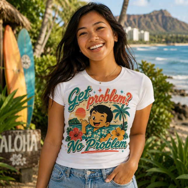 T-shirt En Tri-matière Culture hawaïenne - Problème ? (hawaii culture quote)