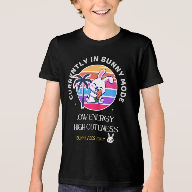 T-shirt En Tri-matière Currently in Bunny Mode  (Recto)