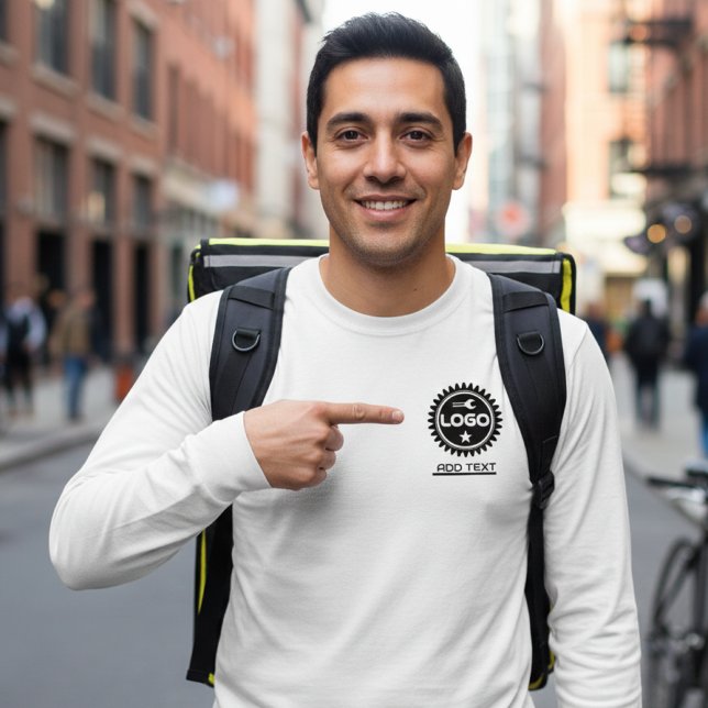 T-shirt En Tri-matière Custom Business Logo (Créateur téléchargé)