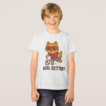 Cute Cat Soccer Player | Goal Getter Motivation
