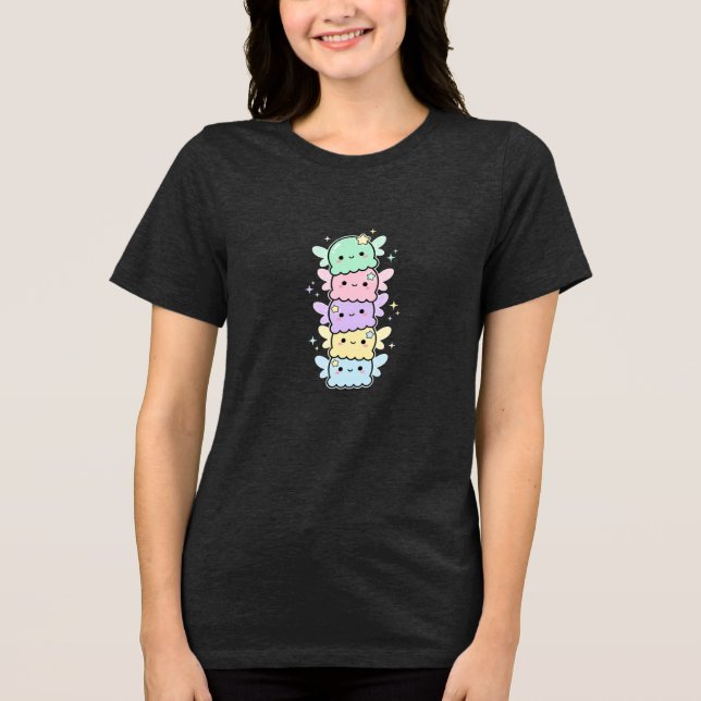 T-shirt En Tri-matière Cute Fairy Ice Cream Fantasy Art (Recto)