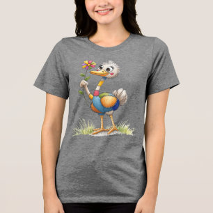 T-shirt En Tri-matière Cute Ostrich