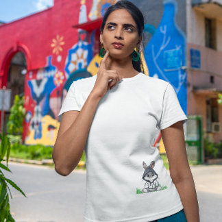 T-shirt En Tri-matière Cute Streetwear Rabbit Graphic Tee
