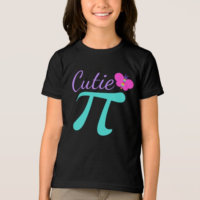 T-shirt En Tri-matière Cutie Pi Cute Math Pun fille (Recto)