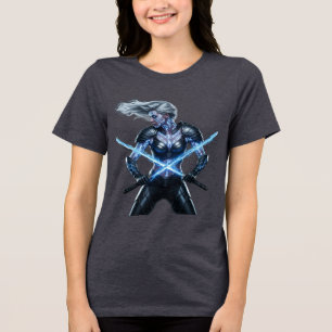 T-shirt En Tri-matière Cyberpunk Samurai futuriste Kunoichi