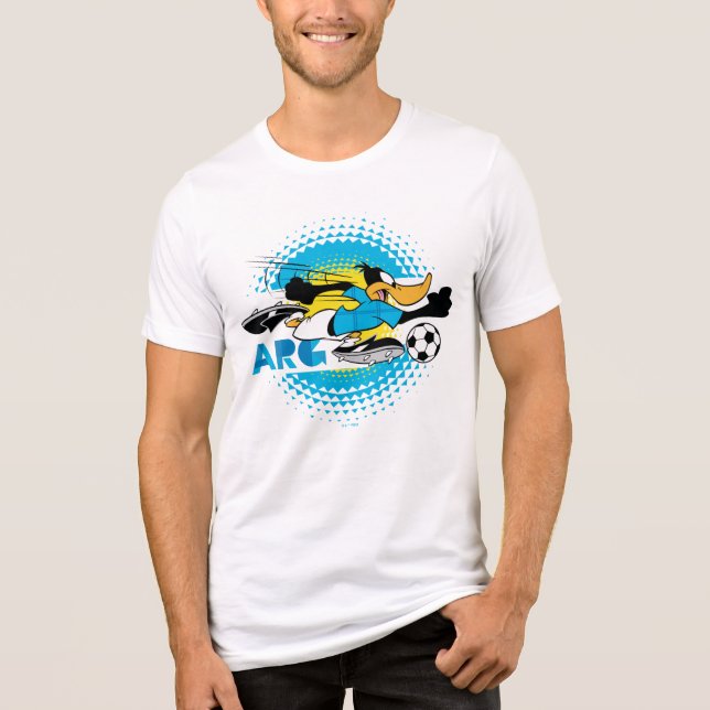 T-shirt En Tri-matière DAFFY DUCK™ Team Argentina Soccer Graphic (Recto)