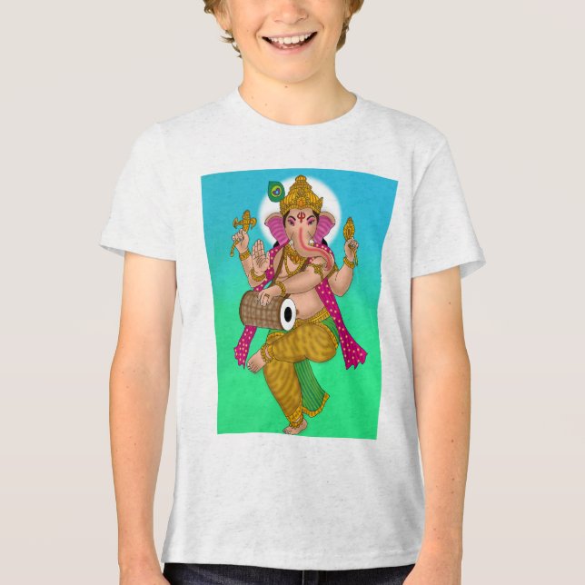 T-shirt En Tri-matière Dancing Ganesha T-Shirt (Recto)