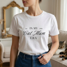 Dans Mon Ère de Maman Chat Drôle Amoureux Simple P