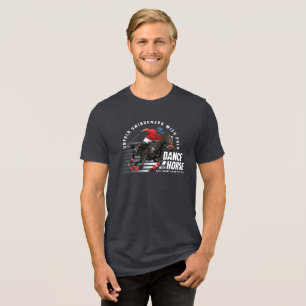T-shirt En Tri-matière Danse avec Cheval (mode foncé)   Homme