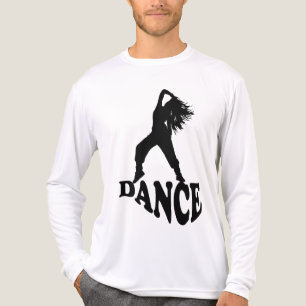 T-shirt En Tri-matière Danseuse de Hip Hop Silhouette Danse