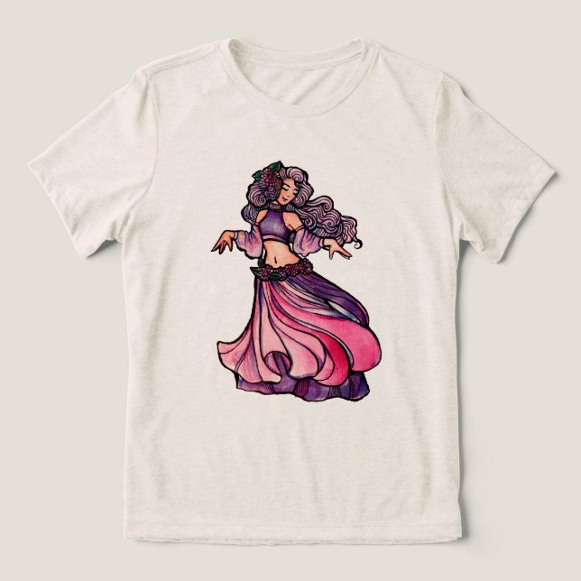 T-shirt En Tri-matière Danseuse du ventre déesse (Design Recto)
