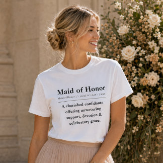T-shirt En Tri-matière Débardeur Définition Demoiselle d'Honneur