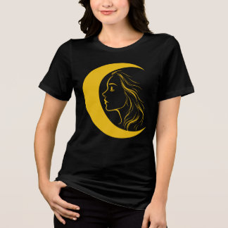 T-shirt En Tri-matière Déesse Lunaire Céleste – Profil en Ligne Artistiqu