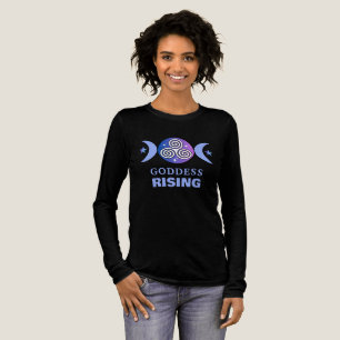 T-shirt En Tri-matière Déesse Monter Purple-Bleu Long Sleeve Tee