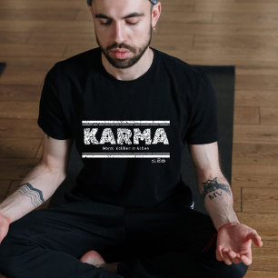 T-shirt En Tri-matière Définition du Karma : Mindfulness en détresse vint