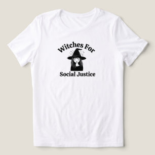 T-shirt En Tri-matière Démocrate libéral féministe sorcière drôle anti Tr
