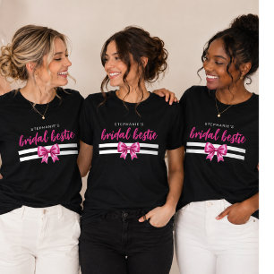 T-shirt En Tri-matière Demoiselle d'honneur personnalisée Meilleure amie 