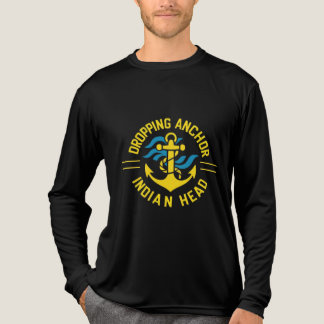T-shirt En Tri-matière Déposer le logo de l'Ancre Manches longues