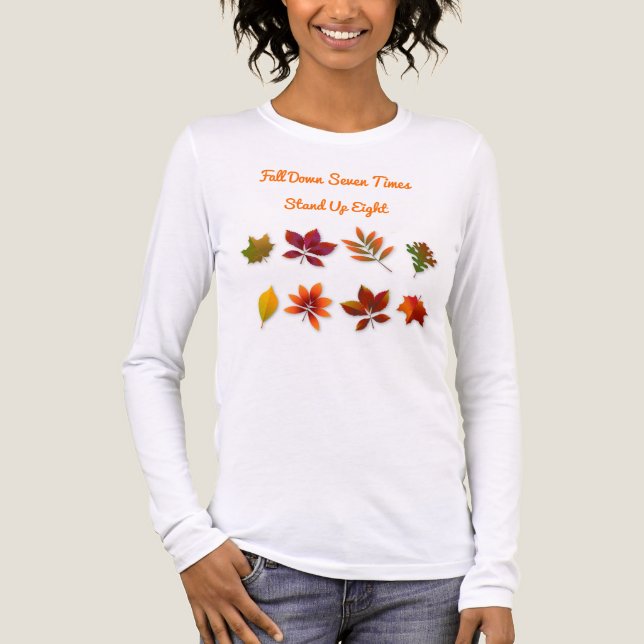 T-shirt En Tri-matière "Descends Sept Fois, Debout Huit" (Recto)