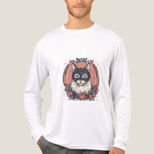 T-shirt En Tri-matière design d'art amoureux des chats mignon acheter mai