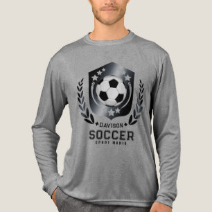 T-shirt En Tri-matière Design de football minimaliste moderne