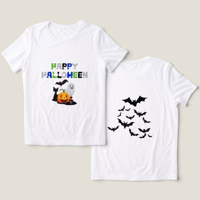 T-shirt En Tri-matière Design de t-shirt Halloween (Design Recto & Verso)