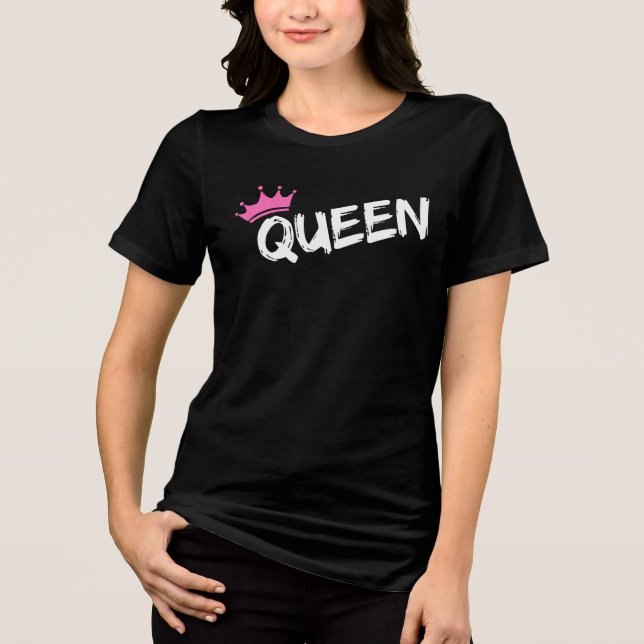 T-shirt En Tri-matière Design graphique Queen (Recto)