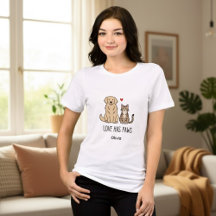 Design Title: Love Has Paws  Apparel Style: Bella+