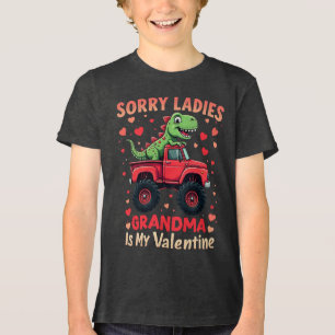 T-shirt En Tri-matière Désolé Mesdames Grand-Mère Est Ma Saint-Valentin