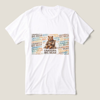 T-shirt En Tri-matière Dessin majestueux de Grand-Père Gros Ours
