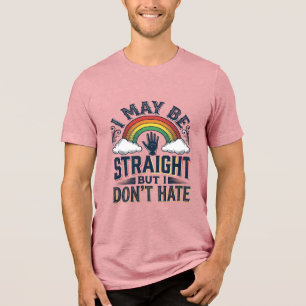 T-shirt En Tri-matière Dessin vectoriel vintage de fierté arc-en-ciel d'a