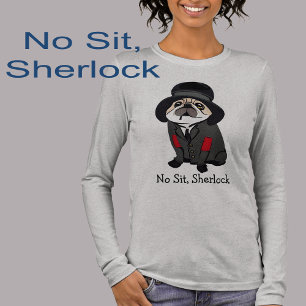 T-shirt En Tri-matière Détective Sherlock Carlin Amoureux des chiens Hobo